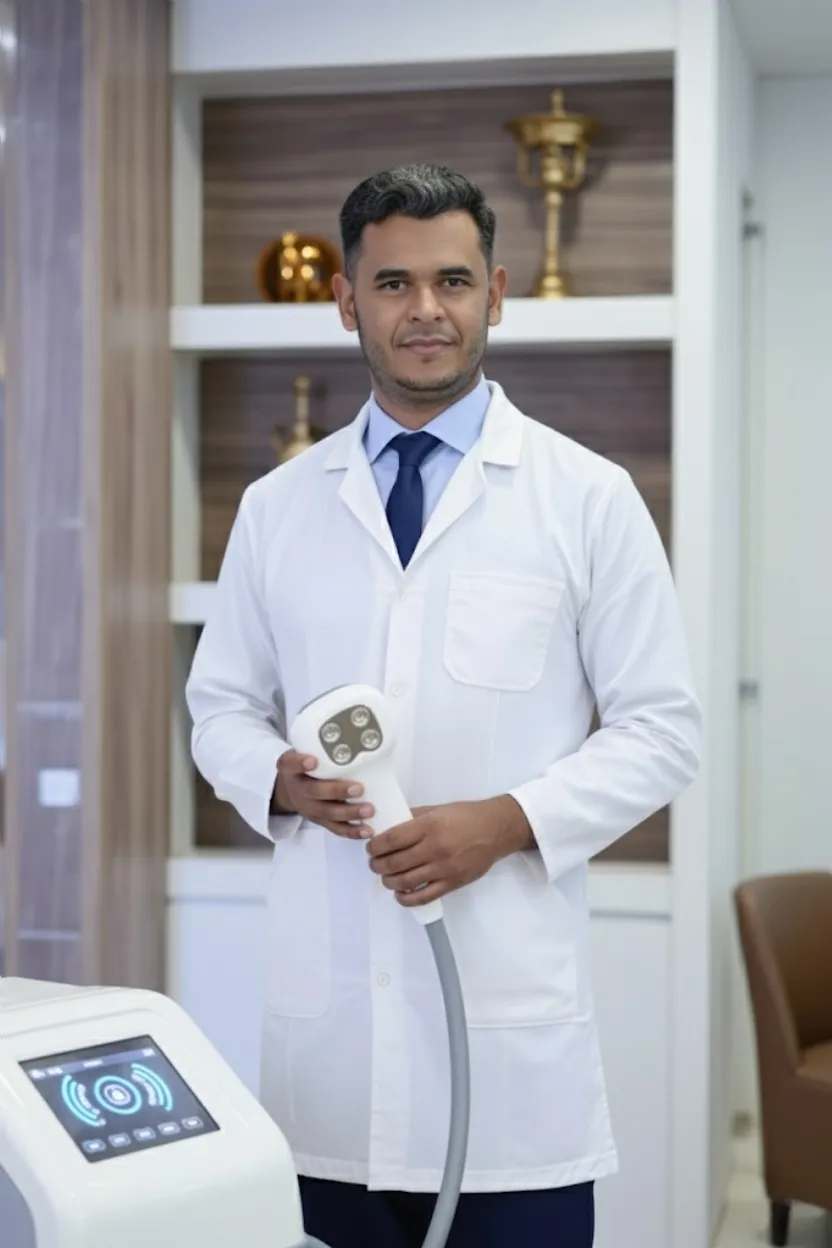 Wesley, da Supremo Saúde Integrativa, na clínica